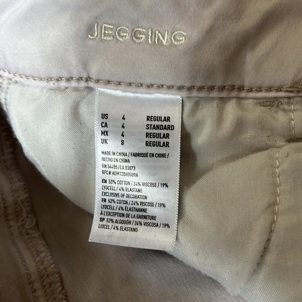 American Eagle Women’s Off White/Cream Jegging - Picture 4 of 4